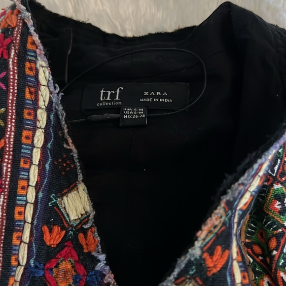 Zara colorful embroidery rare jacket. - Picture 4 of 5